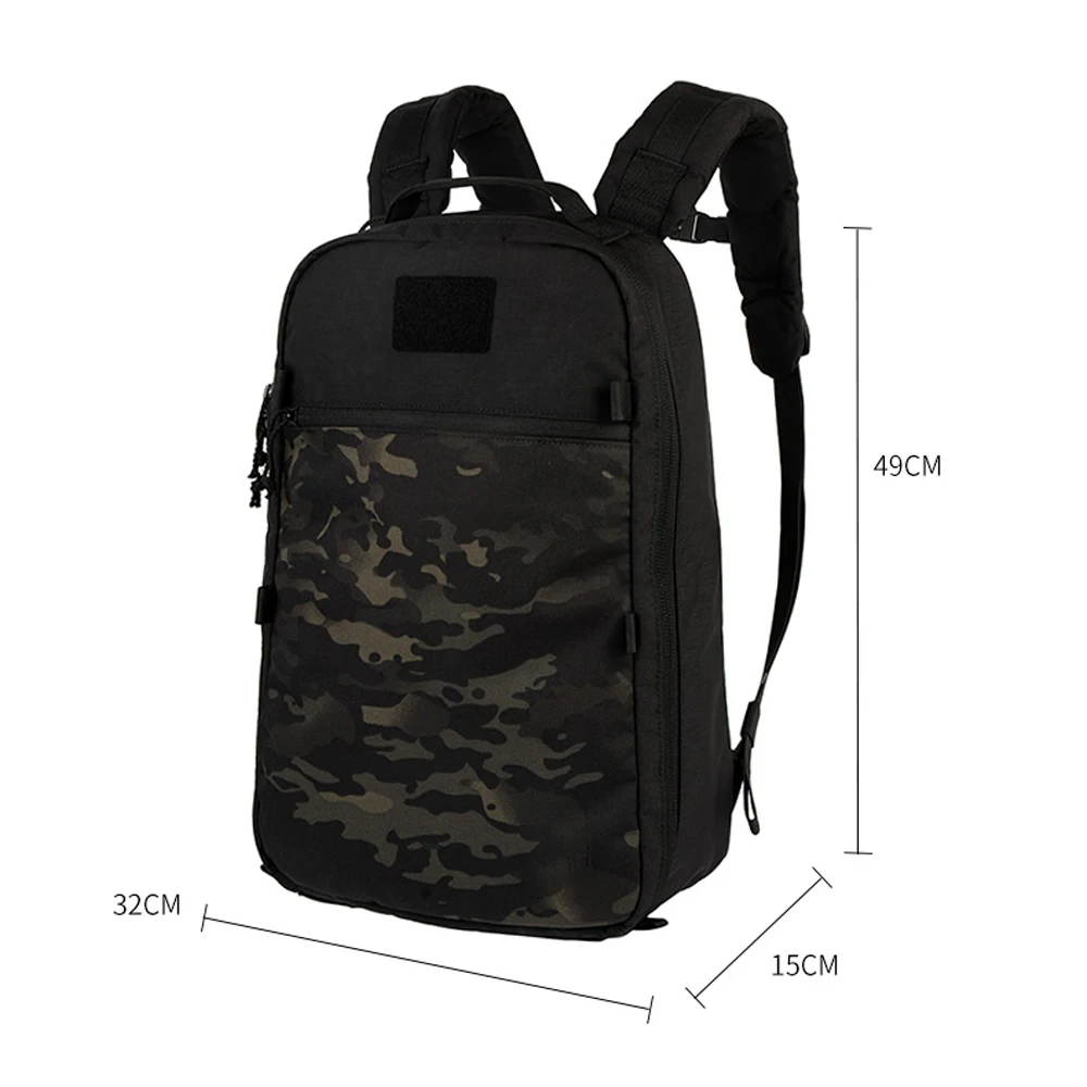Tactical Backpack Large Capacity Multi Compartment Storage Bag Adjustable Shoulder Straps Bag for Outdoor Hiking Camping Trips