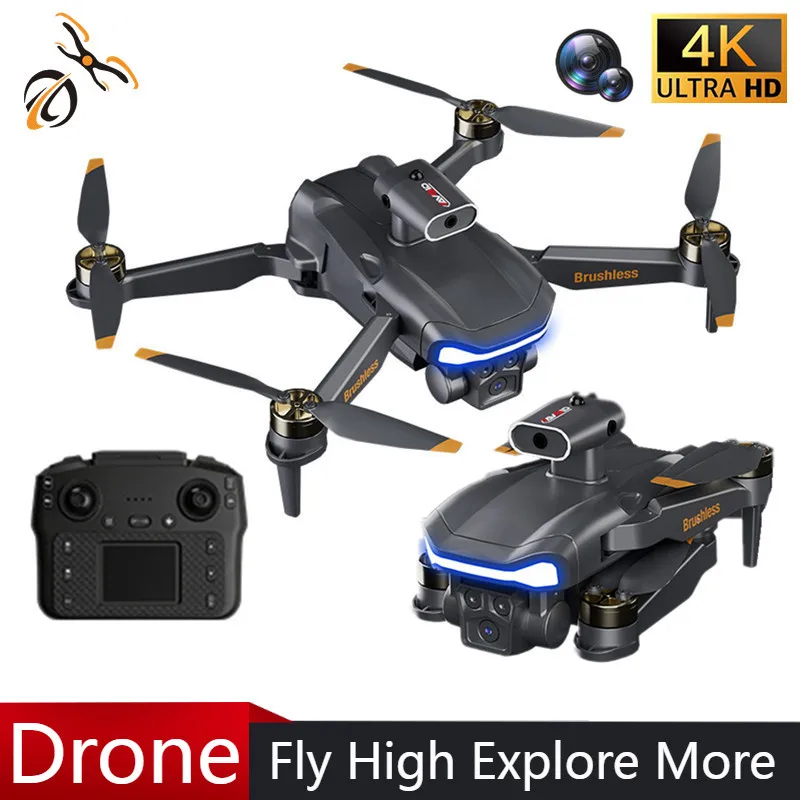 

NEW JJRC X35 Drone Brushless 4K Dual Camera with Scren Remote Control 360° Obstace Avoidance Funcion foldableing Camera Drone