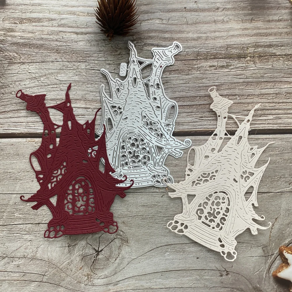 Elf House Goblin Dwarf Laboratory Metal Cutting Dies for DIY Scrapbooking Album Paper Cards Decorative Crafts Embossing Die Cuts