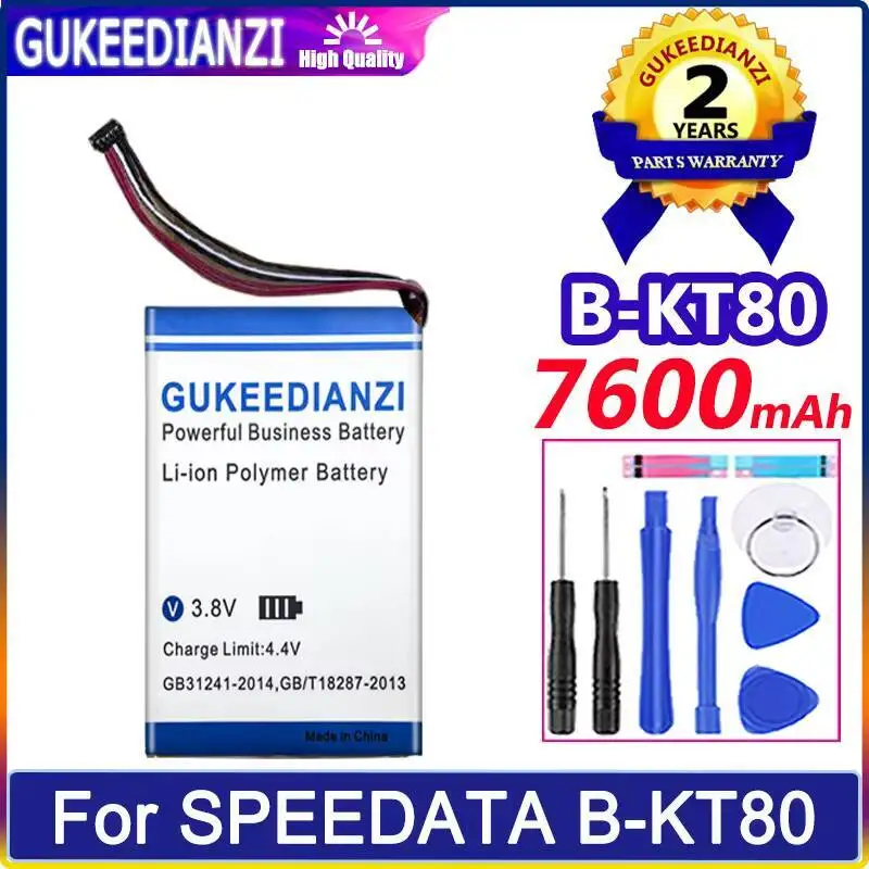 

Прочный аккумулятор для мобильного телефона емкостью 7600 мАч для Speedata B-KT80