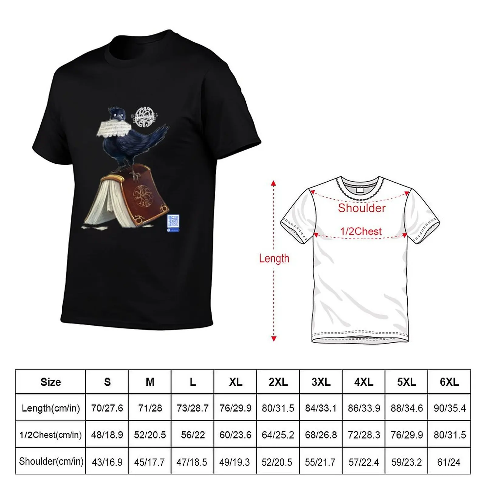 Dreamfall Chapters: Crow & The Tome of the Balance T-Shirt printed t shirts for man man tshirt t shirt personalised T-shirt