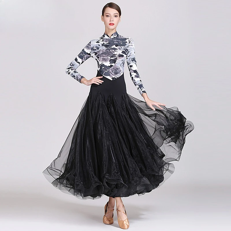 Customized Modern Dance Dress 1870 National Standard Dance Skirt Waltz Grand Swing Long Dresses for Women