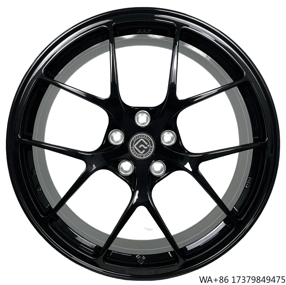 

Factory Direct Custom Forged Wheels Size 16 17 18 19 20 21 22 Inch PCD 5x112 Forged Aluminum Wheels Bright Black Fully Painted