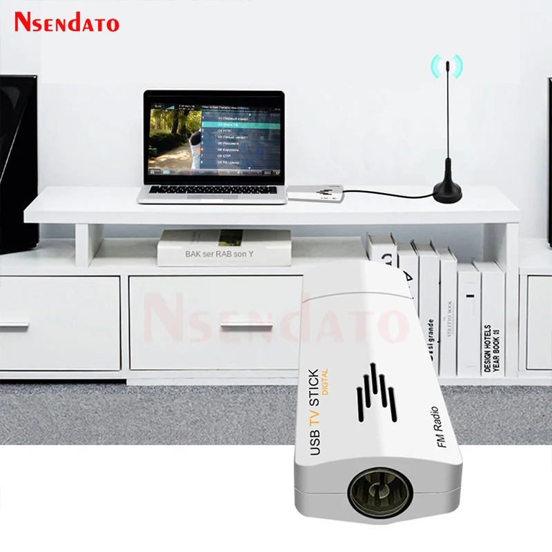 Clé TV analogique USB 2.0 numérique avec télécommande, récepteur de tuner TV mondial, radio FM, PC, ordinateur portable, livraison gratuite