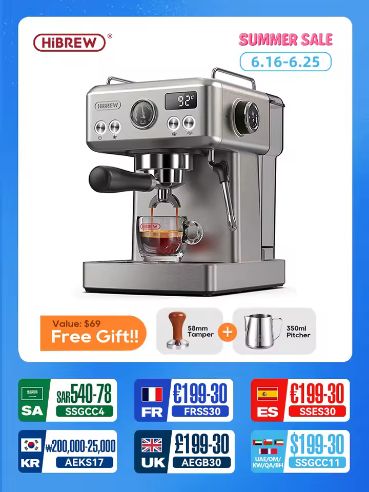 HiBREW H10A 에스프레소 머신
