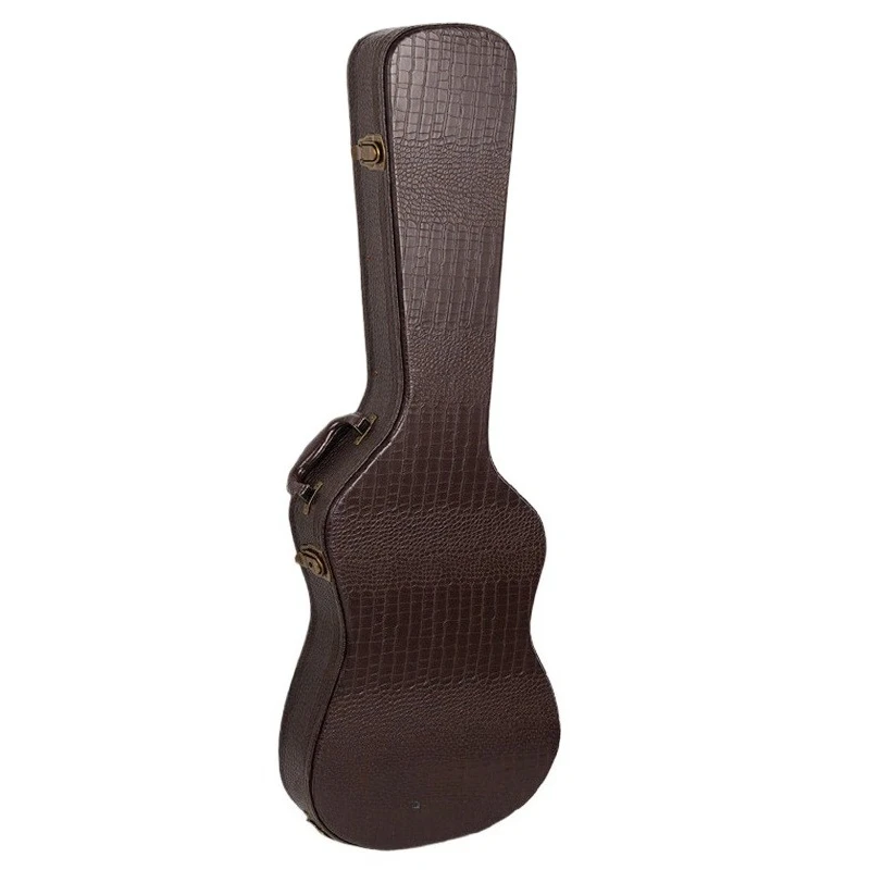39 Inch Electric Guitar Storage Case Durable Electric Guitar Carrying Bag Leather Portable Box Musical Instruments Organizer