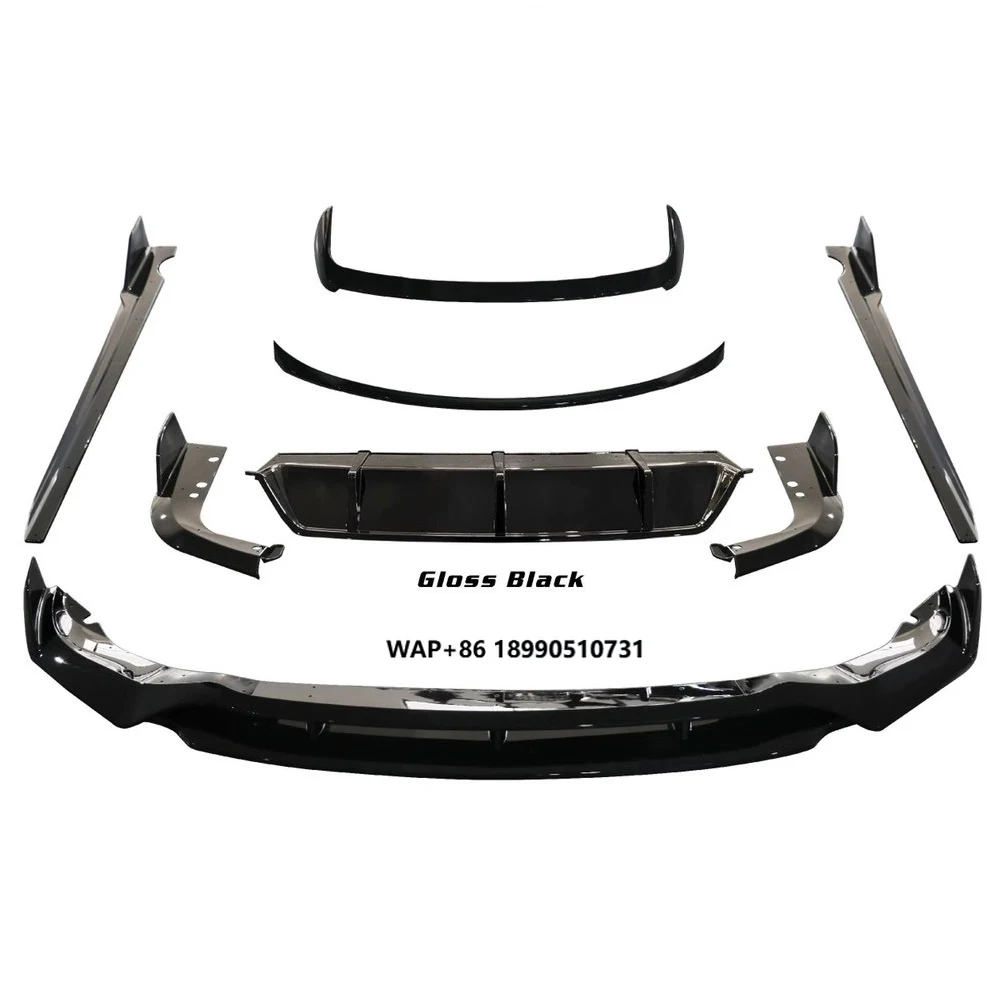 

X5 G05 Glossy Black Front Splitter Rear Diffuser Side Skirts Spoiler G05 Front Lip for X5 G05
