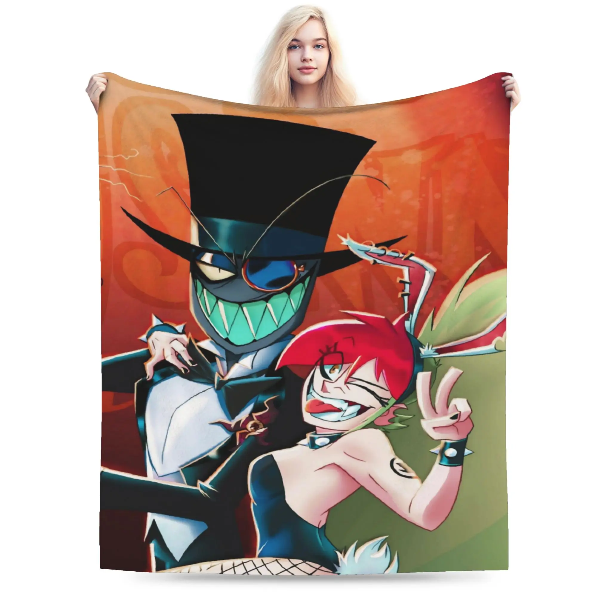 Villainous Comdy Blankets Flannel  Cozy Soft Throw Blankets for Home Quilt