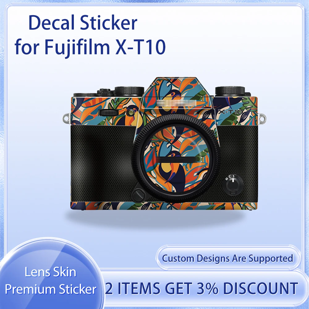 

XT10 Decal Skin for Fujifilm Fuji X-T10 Camera Skin Decal X T10 Protective Film Cover Film Skin Wrap Covered