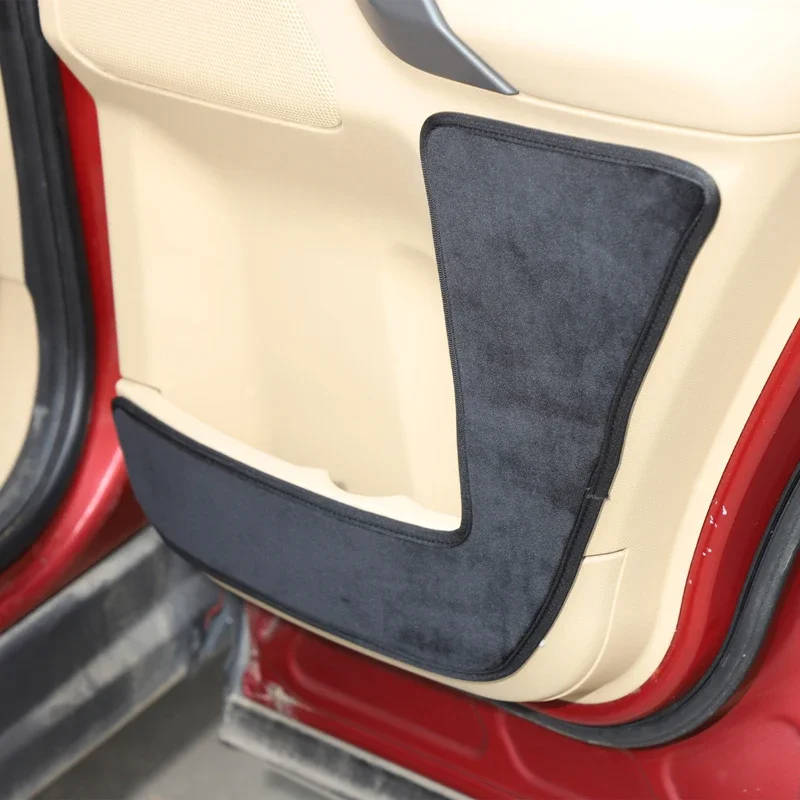 

Для 07-12 Land Rover Freelander 2, бархатный черный коврик для двери автомобиля, противоскользящий коврик, декоративная наклейка, аксессуары для интерьера автомобиля