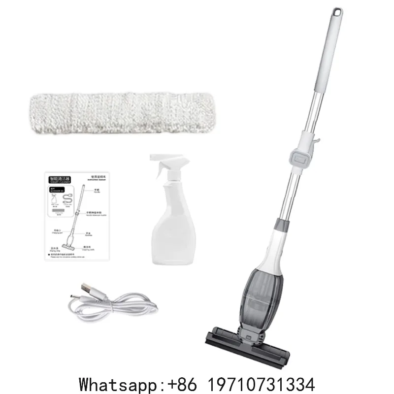 Electric Window Cleaner Handheld Cordless Glass Washing Cleaning Mop Multifunctional Wireless USB Rechargeable Vacuum Clean Tool