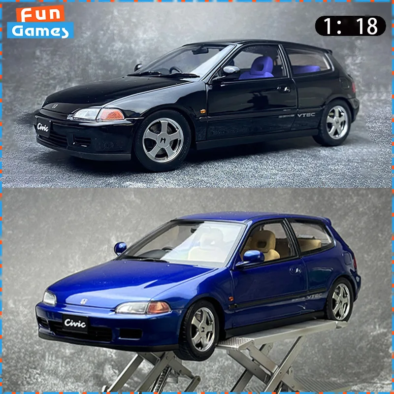 

LCD 1/18 Car Model HONDA EG6 SiR SiRII Car Model Simulation Model Diecast Model Collect Ornament Boy Custom Birthday Toy Gift