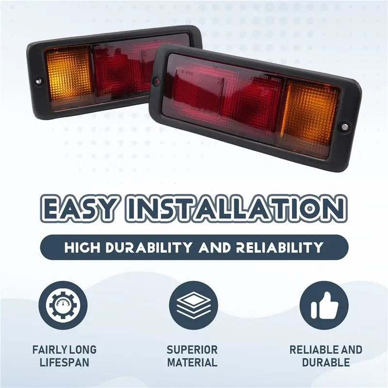 ABTD-2Pcs Left & Right Rear Tail Light Lamp MB124963 MB124964 214-1946L-UE 214-1946R-UE Fit For Pajero Montero
