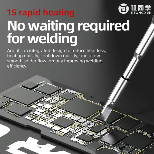JTX C210 Series High Precision Soldering Iron Tip 0.1mm for Phone SMD Repair Micro Soldering Rapid Heating Iron Tips