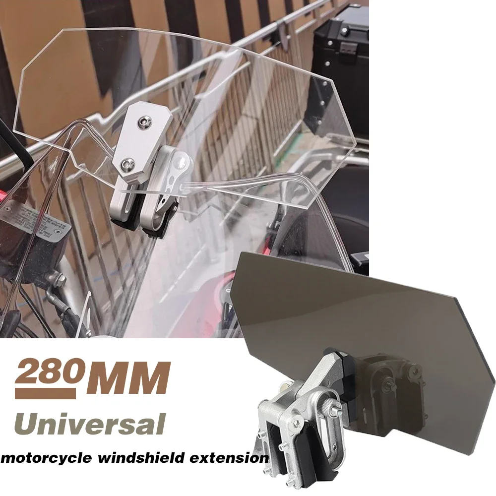 

Motorcycle Universal Modified Heightened Windshield Windshield Installed Moto Windshield Extension