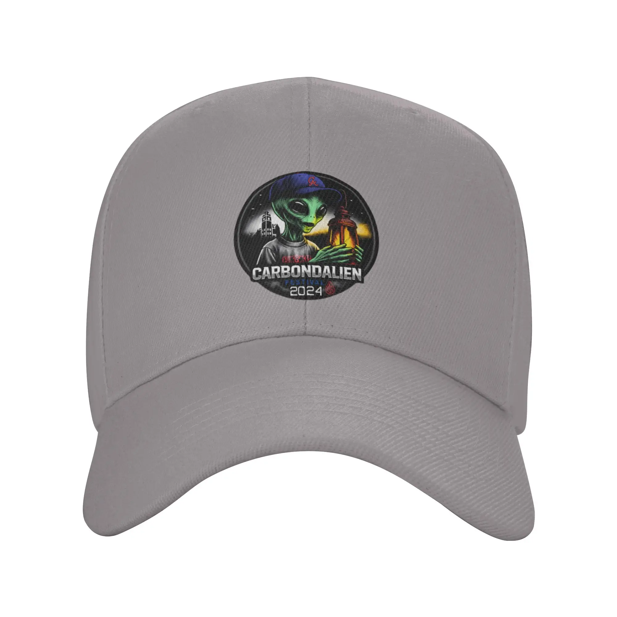 Carbondalien Festial 2024 Trendy Baseball Cap Mountain Climbing Canvas Trucker Cap