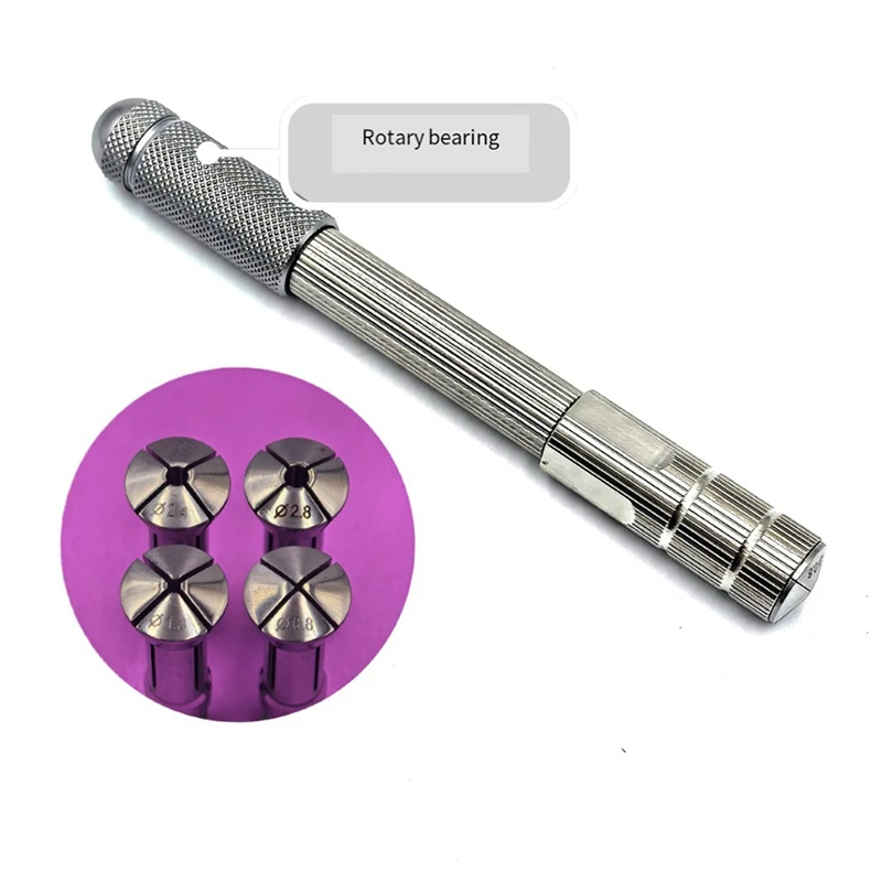 

Watchmaker Tools Movement Gear Pendulum Tip Clamp Crown Watch Parts Hand Held Holder with 4 Collets Watch Repair-TCES