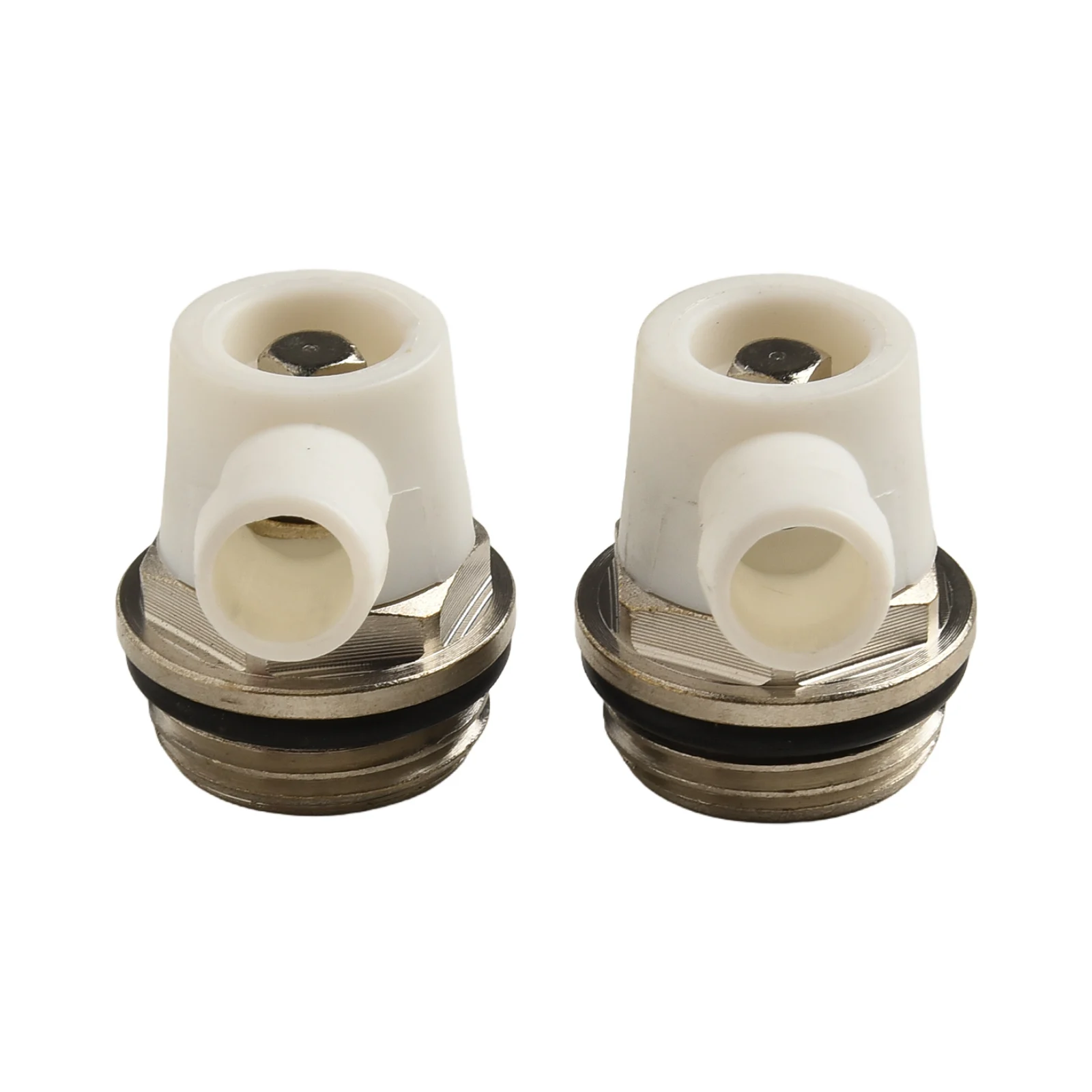 Heating System Repair 1 2 Inch Radiator Vent Valve Drain Outlet Easy Operation Efficient Drainage Nickel Plated
