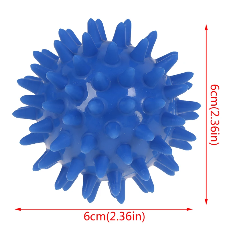 Relieve muscle tension Full Body Spiky Massage Ball Hard Stress Ball 6cm For Fitness Sport Exercise