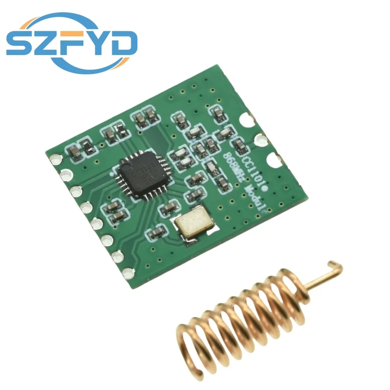 Moduł nadawczo-odbiorczy bezprzewodowy CC1101 - 433 MHz/868 MHz, 10 mW, zasięg 300-1000 m - z anteną SMA