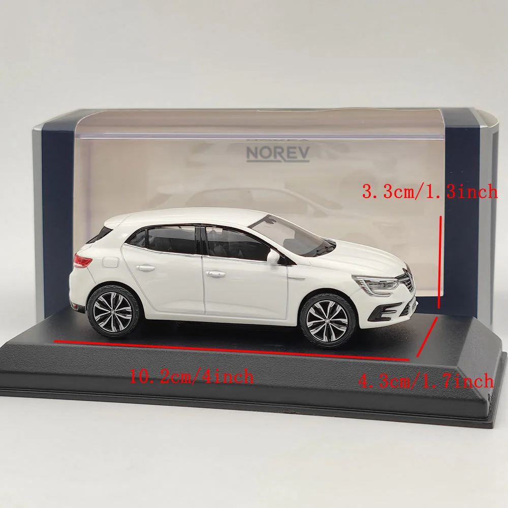 Norev 1/43 Megane 2020 White Diecast Models Car Christmas Gift Limited Collection Auto Toys