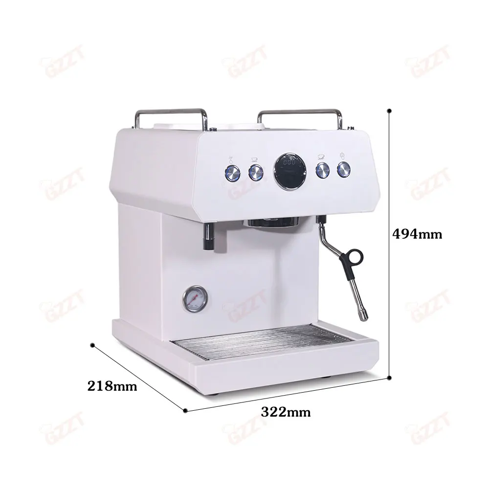 GZZT CM-61 Semi-automatic Coffee Machine Double Pump Triple boiler Espresso Maker with Milk Frother for Milk Coffee Latte 220V