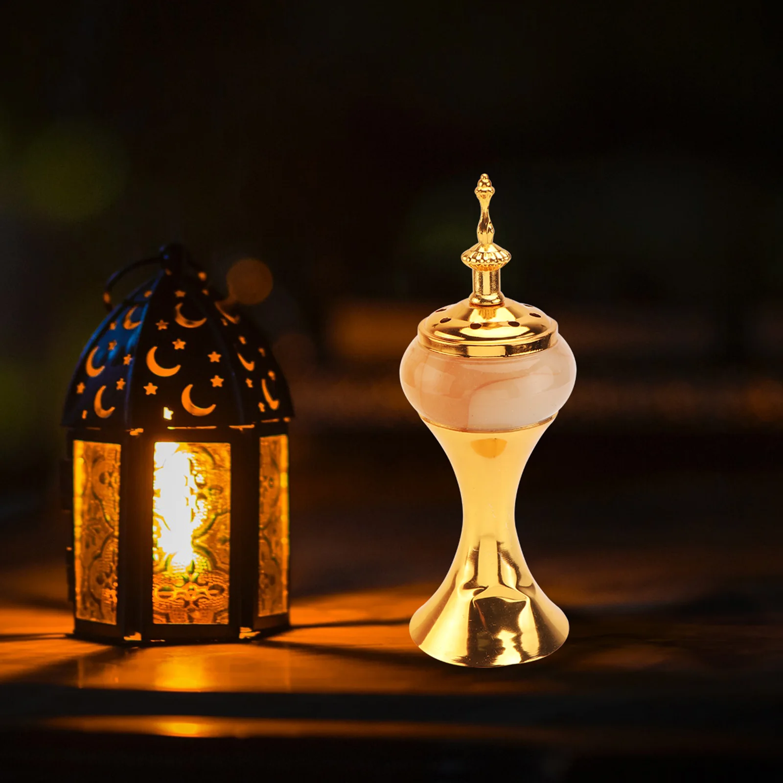 

Heavy Candlestick Holders Incense Burner Stand Central Creative Desktop Adornment Taper