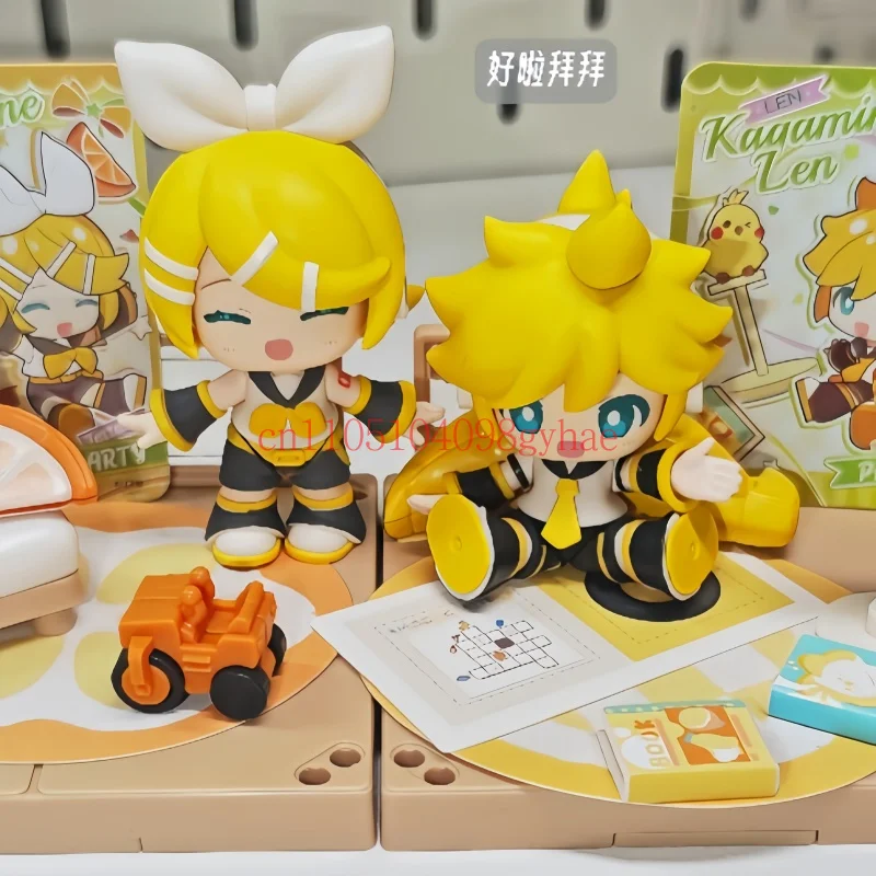 本物のブローキーブラインドボックスかわいいアニメフィギュア初音ミクギャザリングエディション-vol-1-屋上パーティーミステリーボックスモデルオーナメントギフト