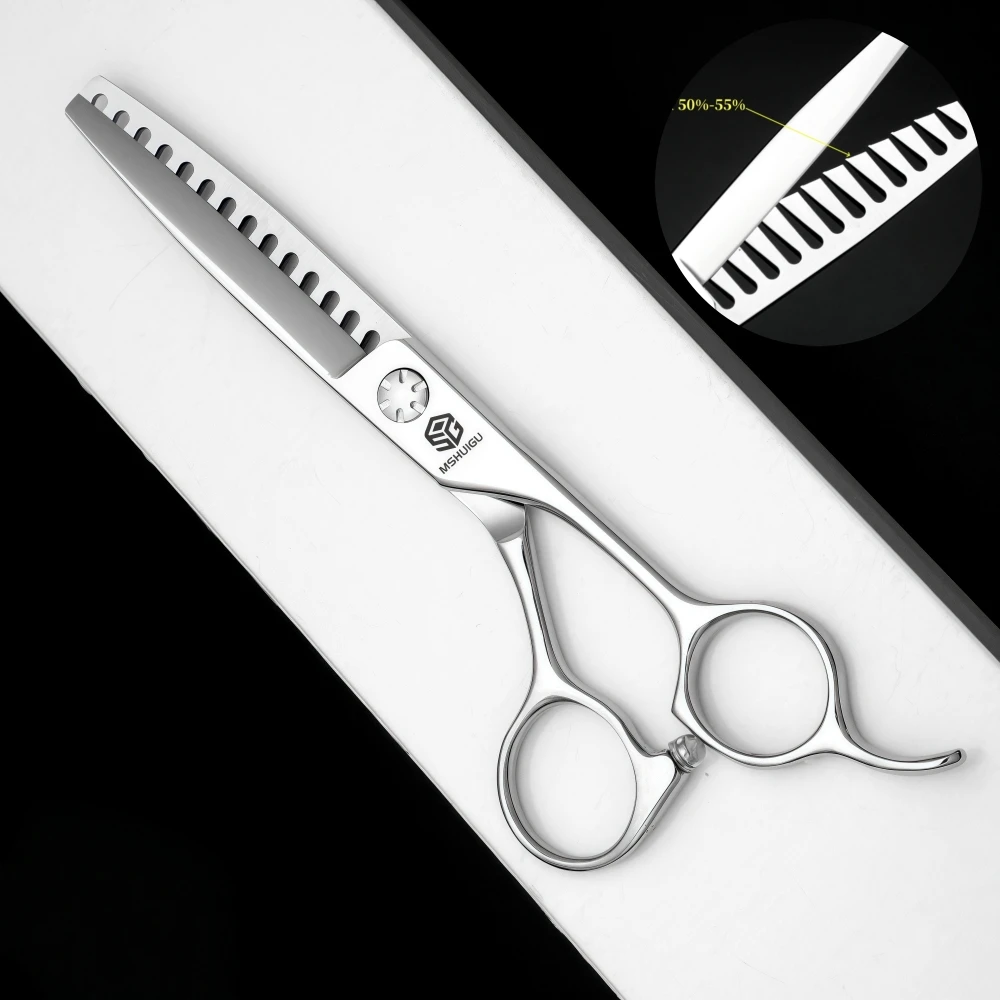 

MSHUIGU vg10 Профессиональные парикмахерские ножницы с обратным лезвием для филировки волос для салонов и домашнего использования Доступны размеры 4, 5, 6, 6,5 дюймов
