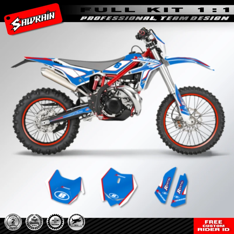 

Защитная наклейка для мотоцикла Sawrain, фоновая наклейка с графикой команды, комплект для Beta Xtrainer 2020 2021 2022 008