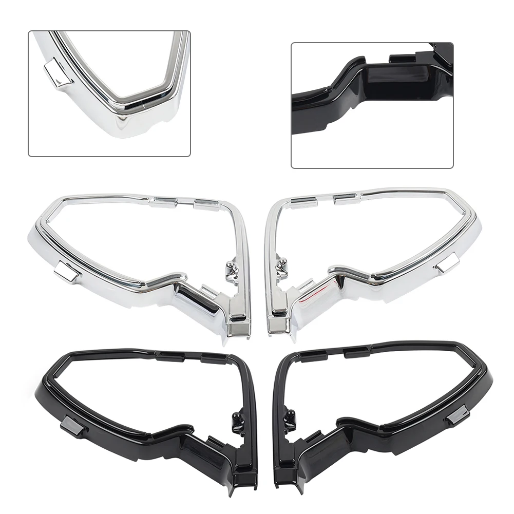 

1 пара хромированных/черных накладок на основание зеркал из АБС-пластика для мотоциклов Honda Goldwing GL1500 GL1500SE GL1500I 1988-2000 гг.