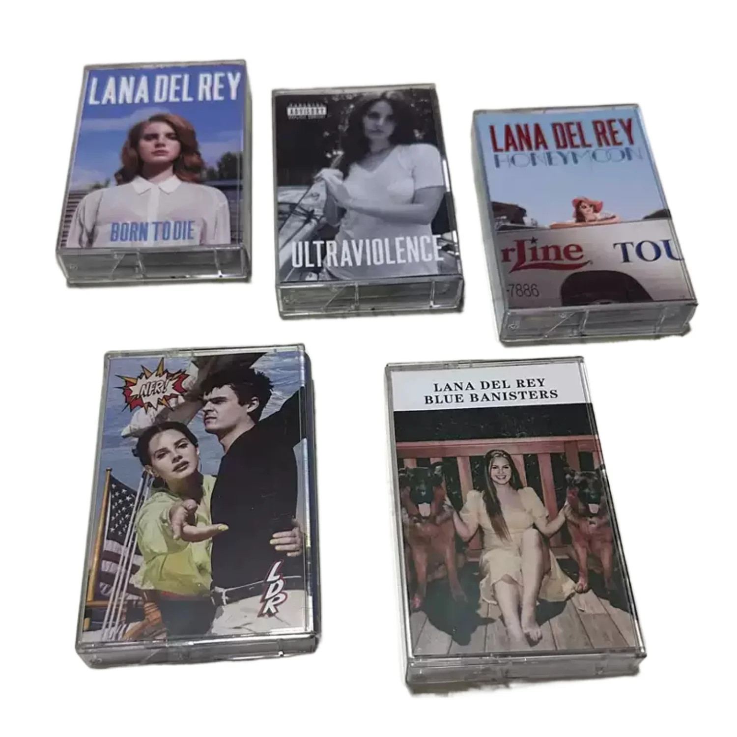 Retro Dream Pop 5-Tape Classic Set, dostępny w zestawie lub pojedynczo, zawiera wiele klasykowych albumów, idealny dla kolekcjonerów muzyki vintage. — 2