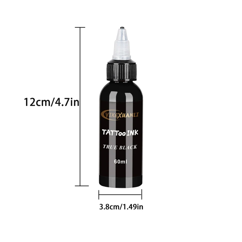 60ml white/black/red Tattoo Ink Pigment with box Body Art Tattoo Kit Professional Beauty Paints Makeup Tattoo Supplies permanent