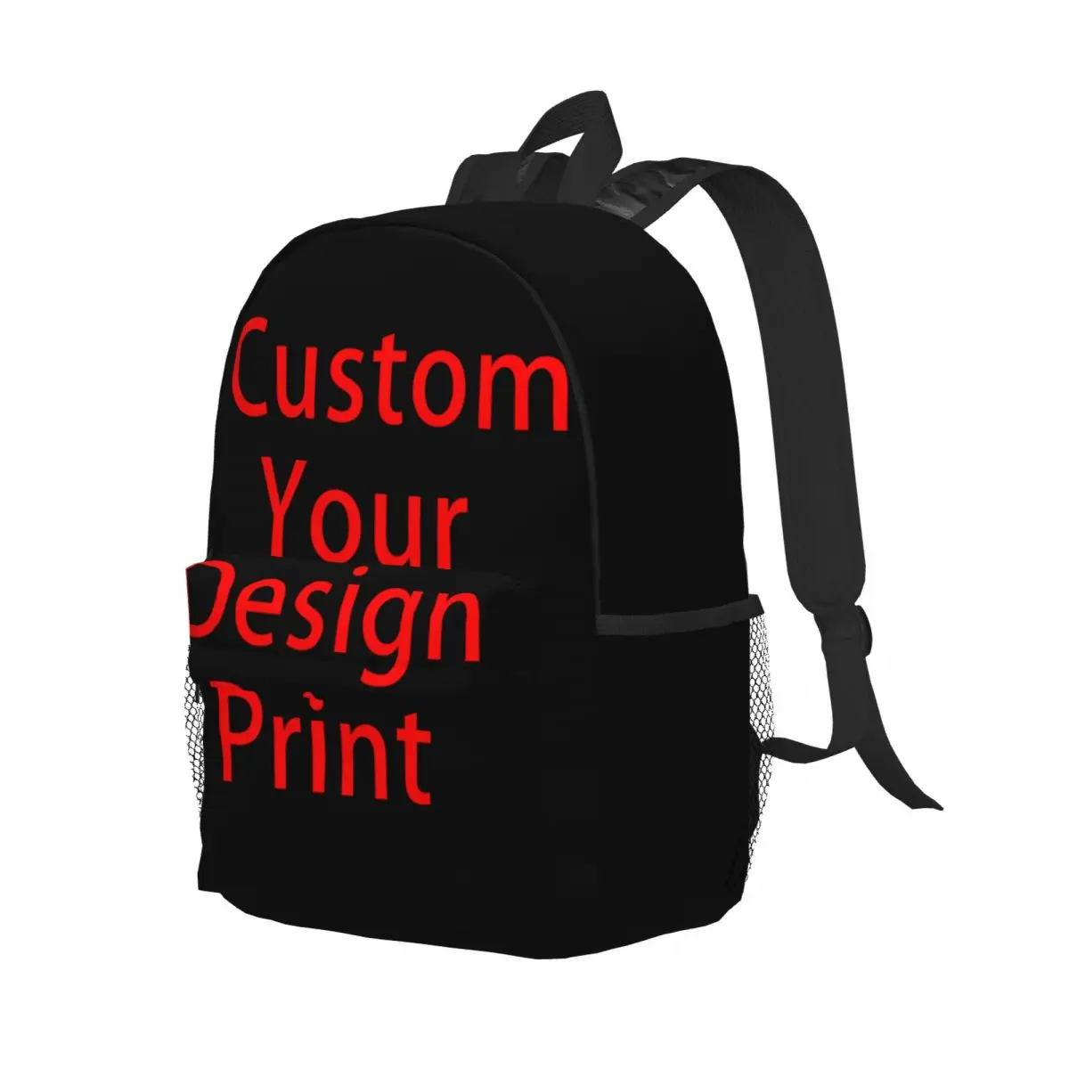 Mochila con impresión 3D personalizada de tu diseño para niños y niñas, bolsas de viaje para escuela universitaria, bolsa de libros para ordenador portátil de 15 pulgadas