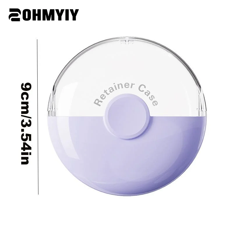 

Mini Magnetic Dental Retainer Case Portable Dustproof Braces Box Sealed Mouthguard Case For Teeth Travel False Denture Box