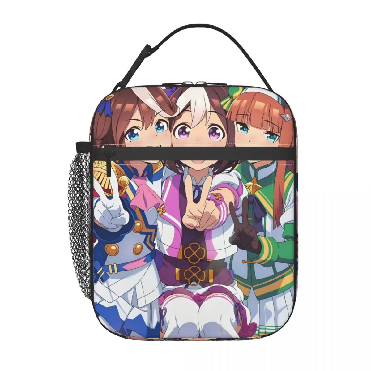 

Ланч-боксы UmaMusume, аниме, мультяшные аксессуары, коробка для еды, стильный термохолодильник, ланч-бокс для школы