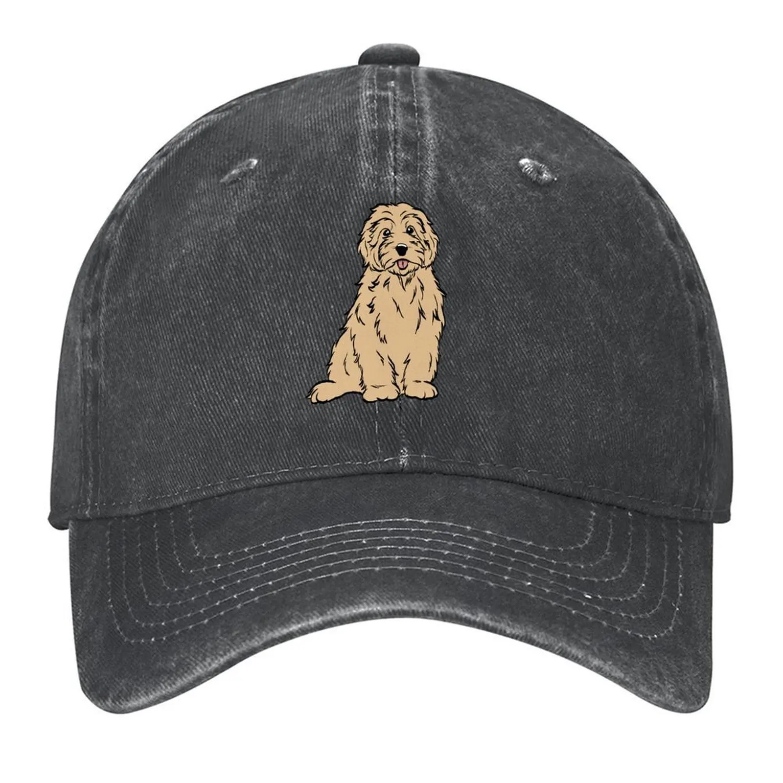 

Goldendoodle Baseball Cap Custom Cap Hat Man Luxury Funny hats Rugby Mens Women's