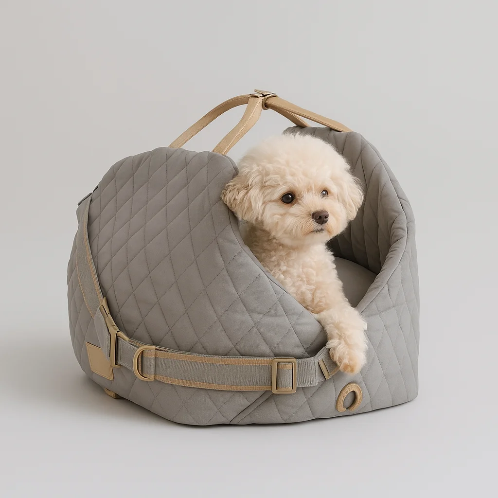 

Съемная портативная переноска для домашних животных, новый дизайн, автокресло для собак, однотонный хлопковый рюкзак на молнии для путешествий с маленькими животными