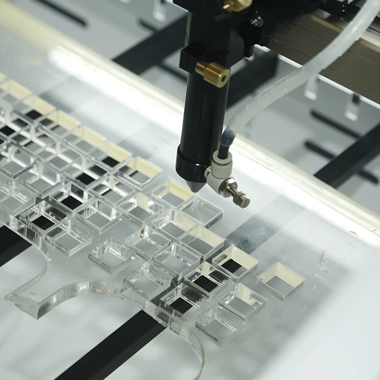 OEM Hochleistungs-CO2-Gravur- und Schneidemaschine für Acryl, Holz, Leder, Metall, MDF - Hochpräzises Ruida-Steuerungssystem