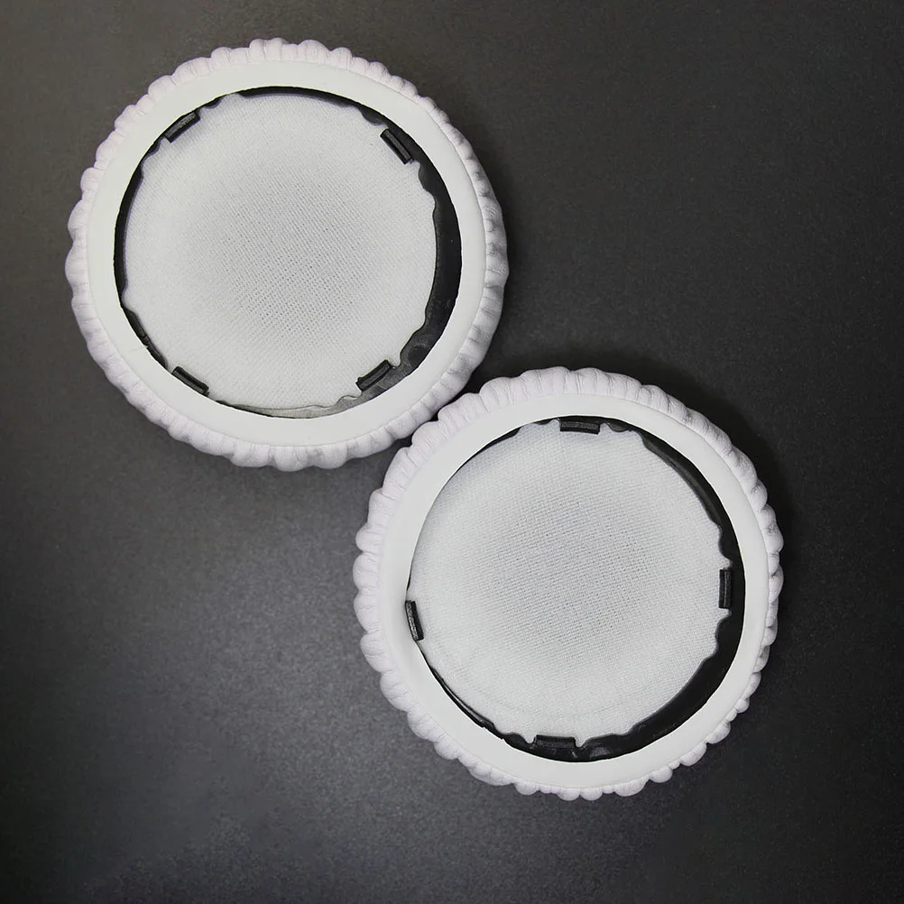 

2pcs Sponge Earphone Covers Replacement Ear Pads Cushion For Wireless Headphone White Memory Protein Earpads