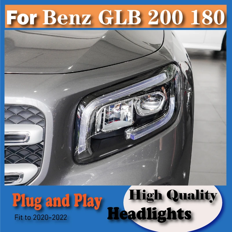 Headlamp for Mercedes-Benz W177 A180 Headlight GLB200 Car Front Light Full LED Headlights 2020- 2022 Auto Part Accessories