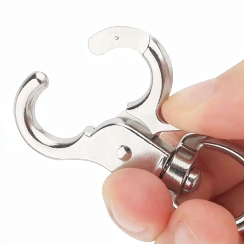 Quality 316 Stainless Steel Scissor Snap Hook Marine Grade Hardware Diving Gear For Pet Leash Rope Connector