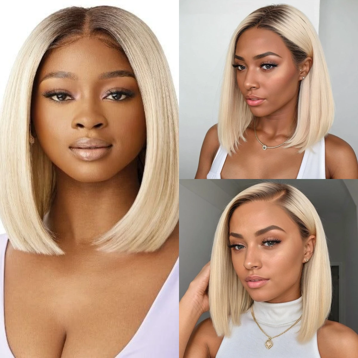 Straight Bob Wigs HD Lace Frontal Wig Glueless Wig Human Hair Glueless Wig Human Hair Ready To Wear Ready To Wear For Women Sale