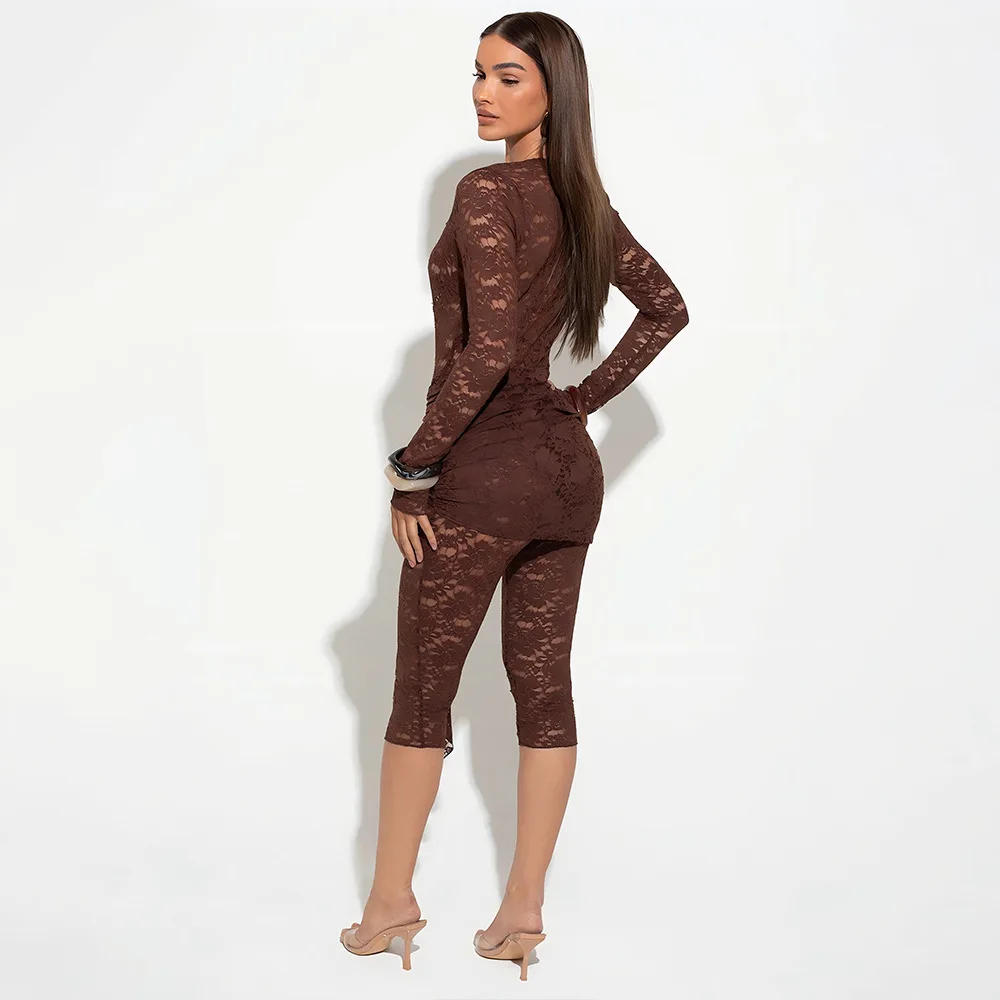 Body moulant avec ruban, nouvelle offre spéciale d'été, combinaison transparente en dentelle Sexy pour femmes