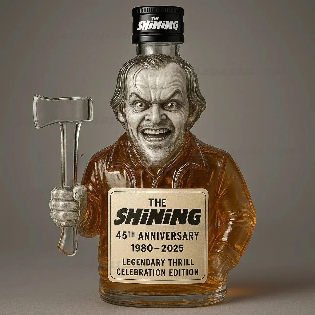 

MichaelMyers 47th Anniversary Whiskey Bottle 1978-2025 Whiskey Decanter Horror Movie Peripheral Liquor Alcohol Storage Bottle