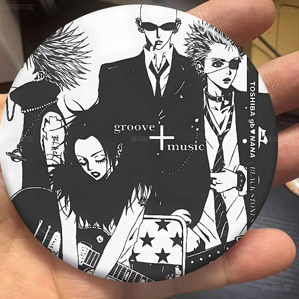 أنيمي N-نانا شارات الإبداعية صفيح لينة زر دبابيس الحيوان أيقونة بروش التلبيب على ظهره شارة الملحقات دبوس