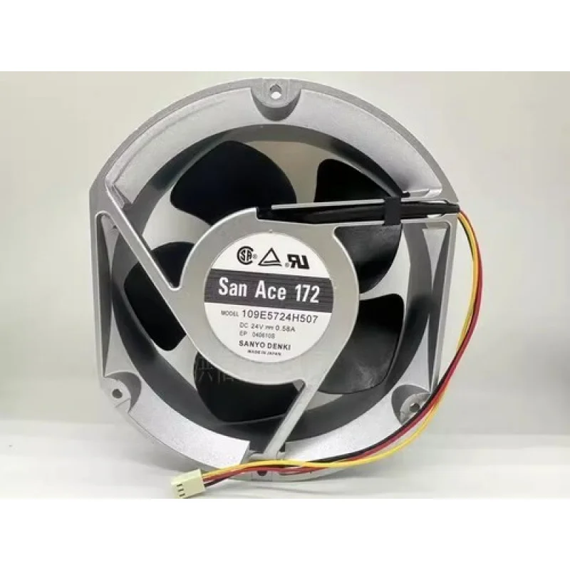 

C for SANYO 17251 109E5724H507 24V 0.58A 17CM 3-Pin Inverter Cooling Fan