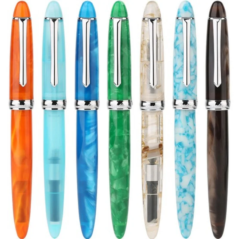 

A+ Chic PENBBS 308/266 Acrylic Fountain Pen Smooth Fine 0.5mm Nib Writing Fashion