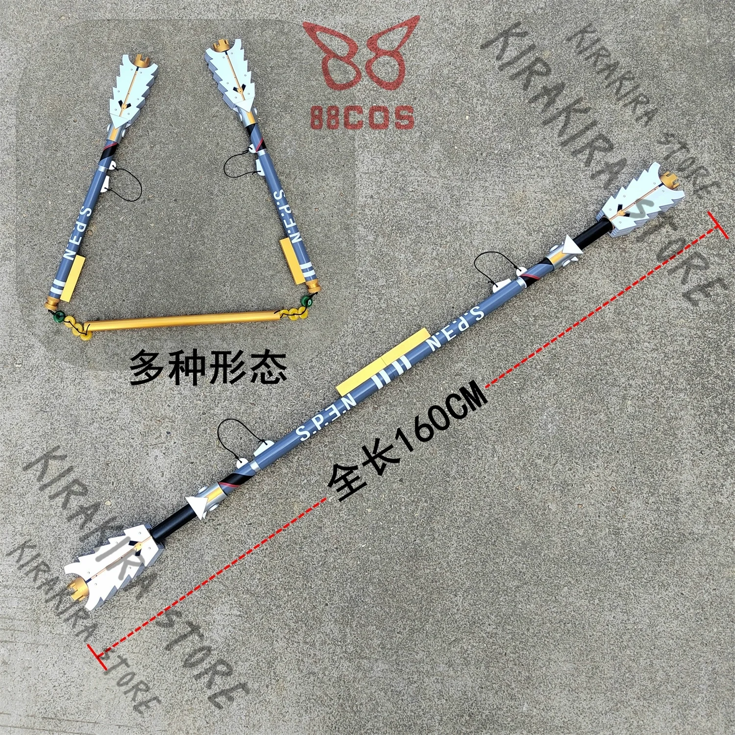 

Zenless Zone Zero Qingyi Cosplay Costumes Props Three Section Cudgel Prop Equipment Mascot Figurine Hallowmas Ornament Comic-con