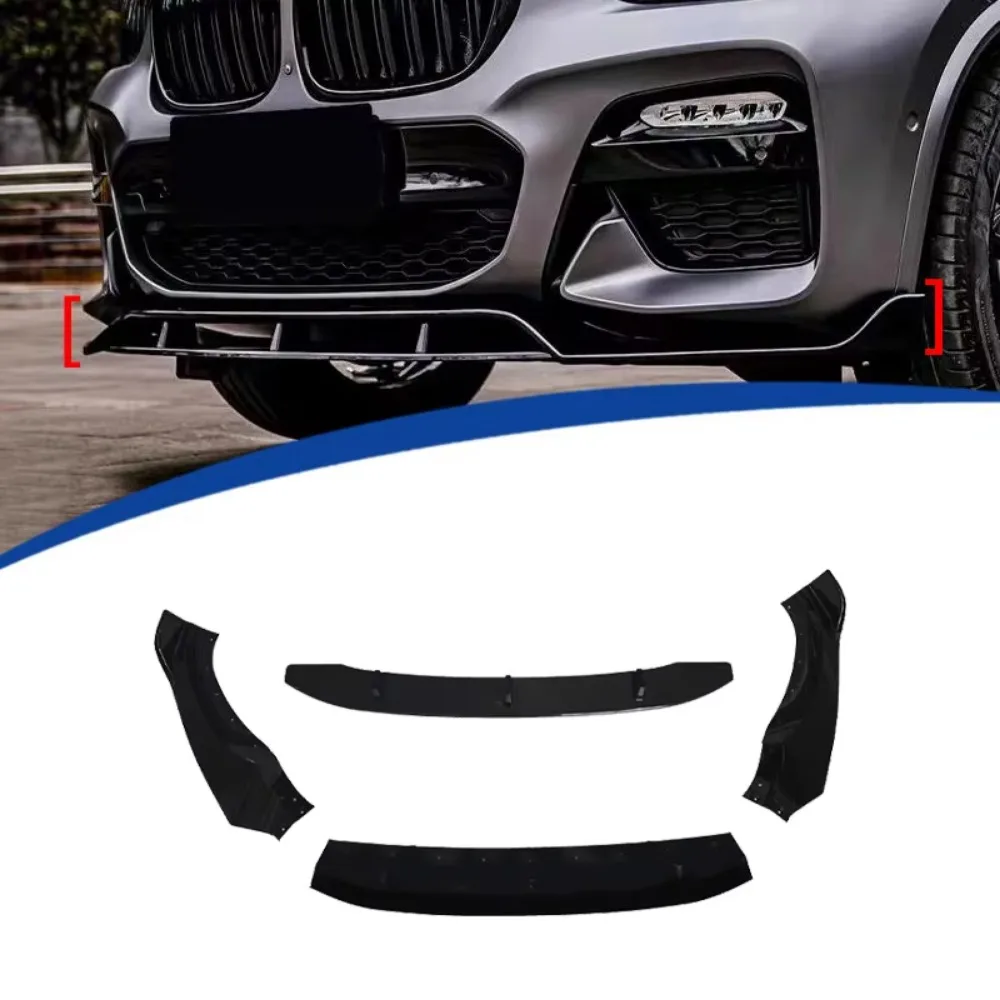 

For BMW X3 G01 2017-2021 Year Splitter Front Bumper Lips Spoiler Body Kit Accessories